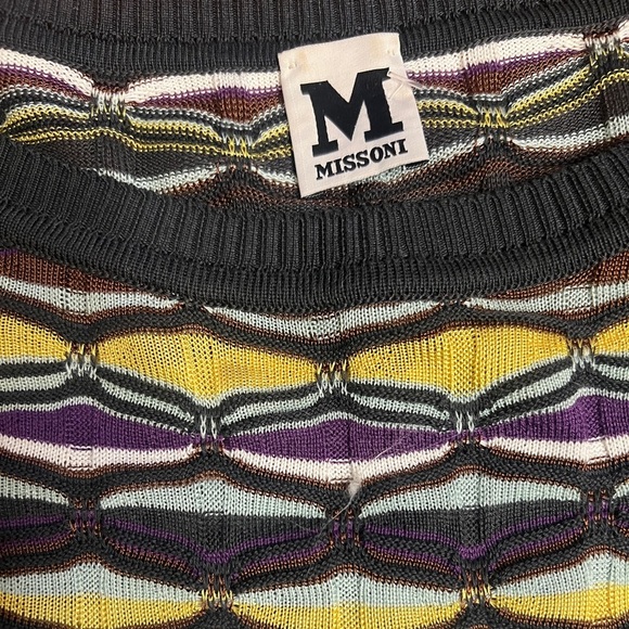 Missoni Women’s Medium Multi-Color Knit Long Sweater or Mini Dress Size 44 - Picture 3 of 6